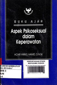 Buku Ajar Aspek Psikoseksual dalam Keperawatan