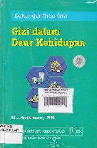 Buku Ajar Ilmu Gizi : Gizi dalam Daur Kehidupan