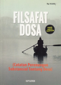 Filsafat Dosa (Catatan Perenungan Substansial Tentang Dosa)