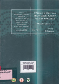 Integrasi Gender dan HAM dalam Konsep Asuhan Kebidanan (Modul Mahasiswi); Konsep Kebidanan