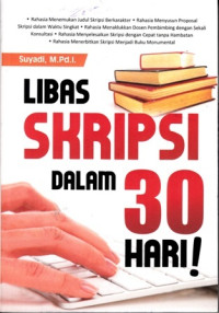 Libas Skripsi dalam 30 hari