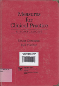 Measure For Clinical Practice : A Source Book