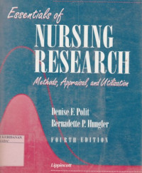Image of Essentials Of Nursing Research : Methods, Appraisal, and Utilization