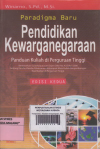 Paradigma Baru : Pendidikan Kewarganegaraan : Panduan Kuliah di Perguruan Tinggi