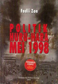 Image of Politik Huru-Hara Mei 1998