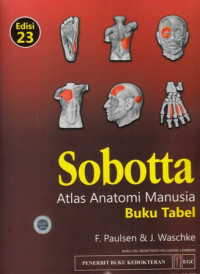 Sobotta : Atlas Anatomi Manusia : Buku Tabel