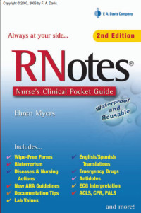 Nurse's Clinical Pocket Guide 3rd Edition