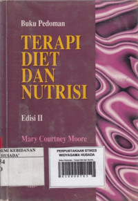 Buku Pedoman : Terapi Diet dan Nutrisi