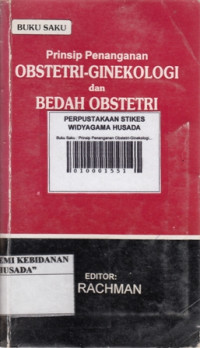 Image of Prinsip Penanganan Obstetri-Ginekologi dan Bedah Obstetri : Buku Saku