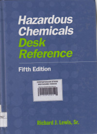 Image of Hazardous Chemicals Desk Reference